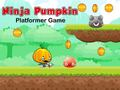 Jeu Jeu de plateforme Ninja Citrouille en ligne