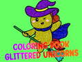 Jeu Livre de coloriage Licornes scintillantes en ligne