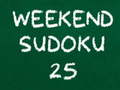 Jeu Sudoku Weekend 25 en ligne