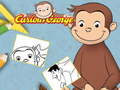 Jeu Livre de coloriage de Curious George en ligne