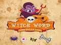 Jeu Jeu de Puzzle des Mots de Sorcière à Halloween en ligne