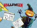 Jeu Livre de coloriage Halloween en ligne