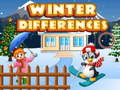 Jeu Différences d'hiver en ligne