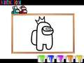 Jeu Livre de coloriage Parmi Eux ! en ligne