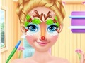 Jeu Le Maquillage de Visage de Noël d'Anna en ligne