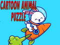 Jeu Puzzle d'animaux en dessin animé en ligne