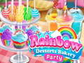 Jeu Fête des Desserts Arc-en-Ciel à la Boulangerie en ligne