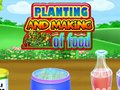 Jeu Plantation et Préparation de Nourriture en ligne