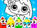 Jeu Coloriage de poupées en ligne