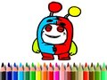 Jeu Retour à l'école : Livre de coloriage OddBods en ligne