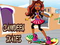 Jeu Clawdeen fait du patin en ligne