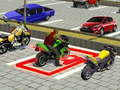 Jeu Jeu de parking de vélo dans la ville des super-héros 3D en ligne