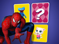Jeu Match de cartes mémoire Spiderman en ligne