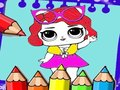 Jeu Livre de coloriage de poupées en ligne
