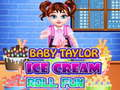 Jeu Bébé Taylor : Amusement avec des Rouleaux de Glace en ligne