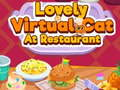Jeu Joli chat virtuel au restaurant en ligne