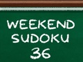 Jeu Sudoku de Weekend 36 en ligne