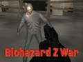 Jeu Biohazard Z: Guerre en ligne