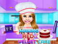 Jeu Préparation du gâteau au velours rouge en ligne