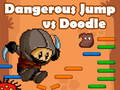 Jeu Saut Dangereux contre Doodle Jump en ligne