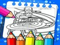 Jeu Livre de coloriage Captain America en ligne