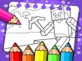 Jeu Livre de coloriage Minecraft en ligne