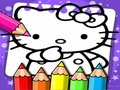 Jeu Livre de coloriage Hello Kitty en ligne