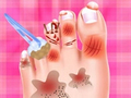 Jeu Traitement des pieds de Bébé Taylor en ligne