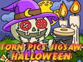 Jeu Images déchirées Jigsaw Halloween en ligne