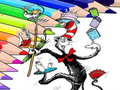 Jeu Livre de coloriage pour le Chat chapeauté en ligne