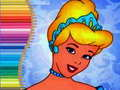 Jeu Livre de coloriage pour Cendrillon en ligne