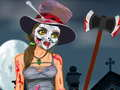 Jeu Habillage de Fille pour Halloween en ligne