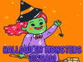 Jeu Puzzle de Monstres d'Halloween en ligne