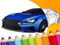Jeu Livre de coloriage de voitures de luxe japonaises en ligne