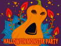 Jeu Puzzle de la fête des monstres d'Halloween en ligne