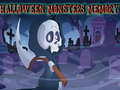Jeu Mémoire des Monstres d'Halloween en ligne