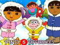 Jeu Dora Trouvez 5 Différences en ligne
