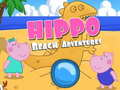 Jeu Aventures à la Plage avec un Hippopotame en ligne