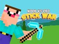 Jeu Noob vs Pro Guerre des Bâtons en ligne