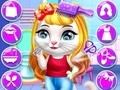 Jeu Salon de Coiffure Chic pour Bébé Chat en ligne