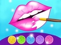 Jeu Jeu de coloriage Lèvres Pailletées en ligne