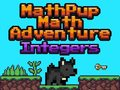 Jeu Aventure Mathématique de MathPup : Entiers en ligne