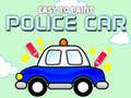 Jeu Facile à Peindre une Voiture de Police en ligne