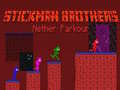 Jeu Frères Stickman Parkour de l'Enfer en ligne