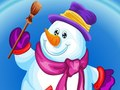 Jeu Habillez le Bonhomme de Neige en ligne