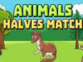 Jeu Jeu de correspondance des moitiés d'animaux en ligne