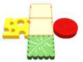 Jeu Puzzle de Pliage de Burger en ligne