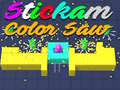 Jeu Stickman Scie Couleur en ligne