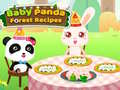 Jeu Recettes de la forêt du bébé panda en ligne