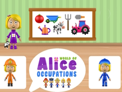Jeu Monde des métiers d'Alice en ligne